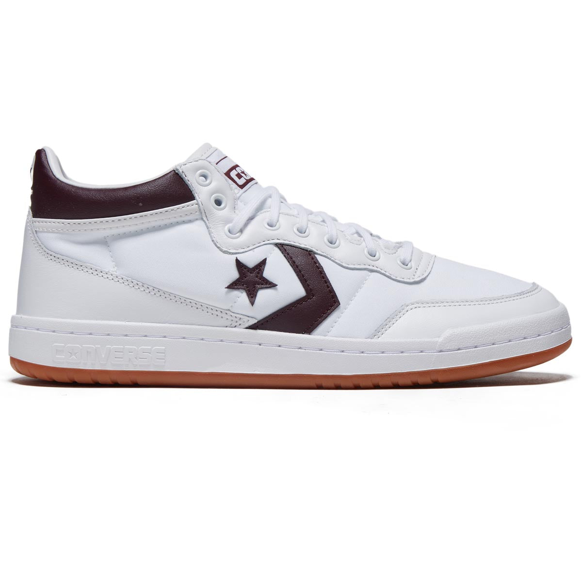 Converse Fastbreak Pro Mid Shoes - White/Bloodstone/White image 1