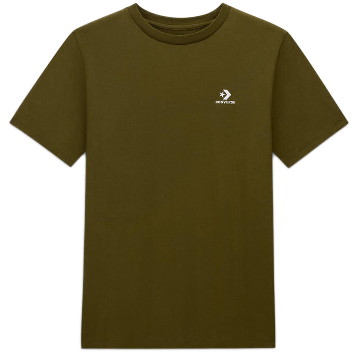 Converse Go-to Embroidered Star Chevron T-Shirt - Surplus Olive image 1