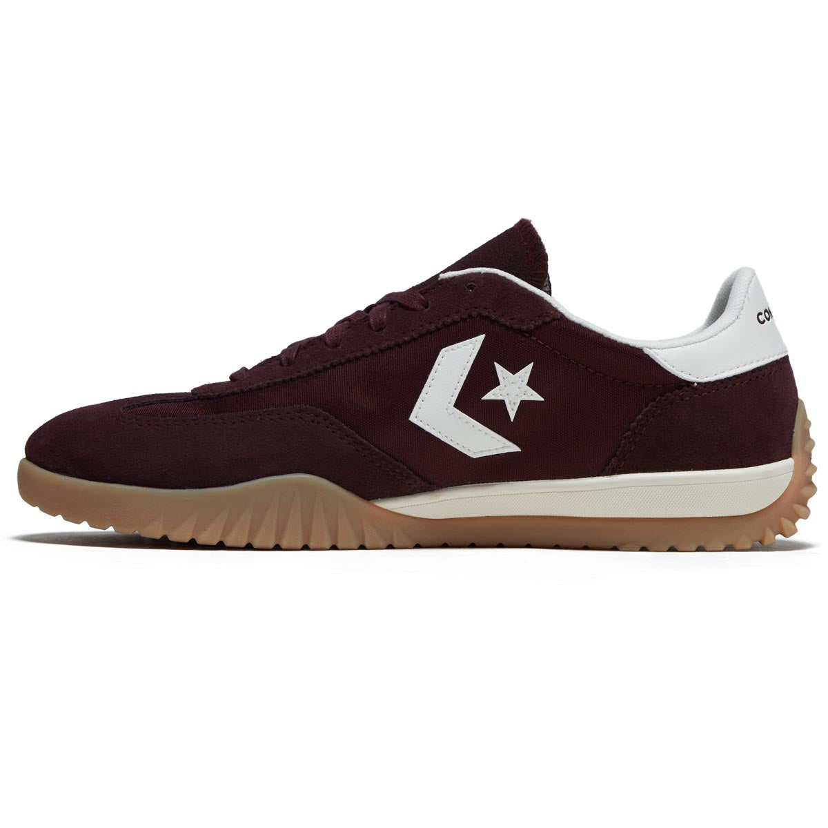 Converse Run Star Trainer Ox Shoes - Bloodstone/Egret/White image 2