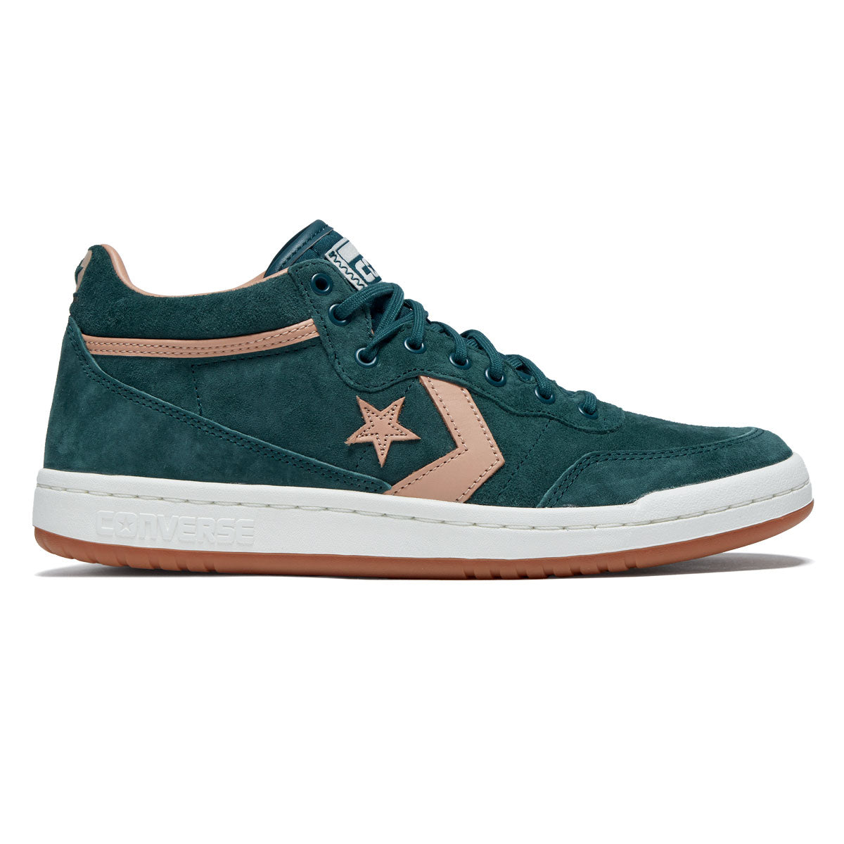 Converse Fastbreak Pro Mid Shoes - Rubber Plant/Vachetta Beige image 1