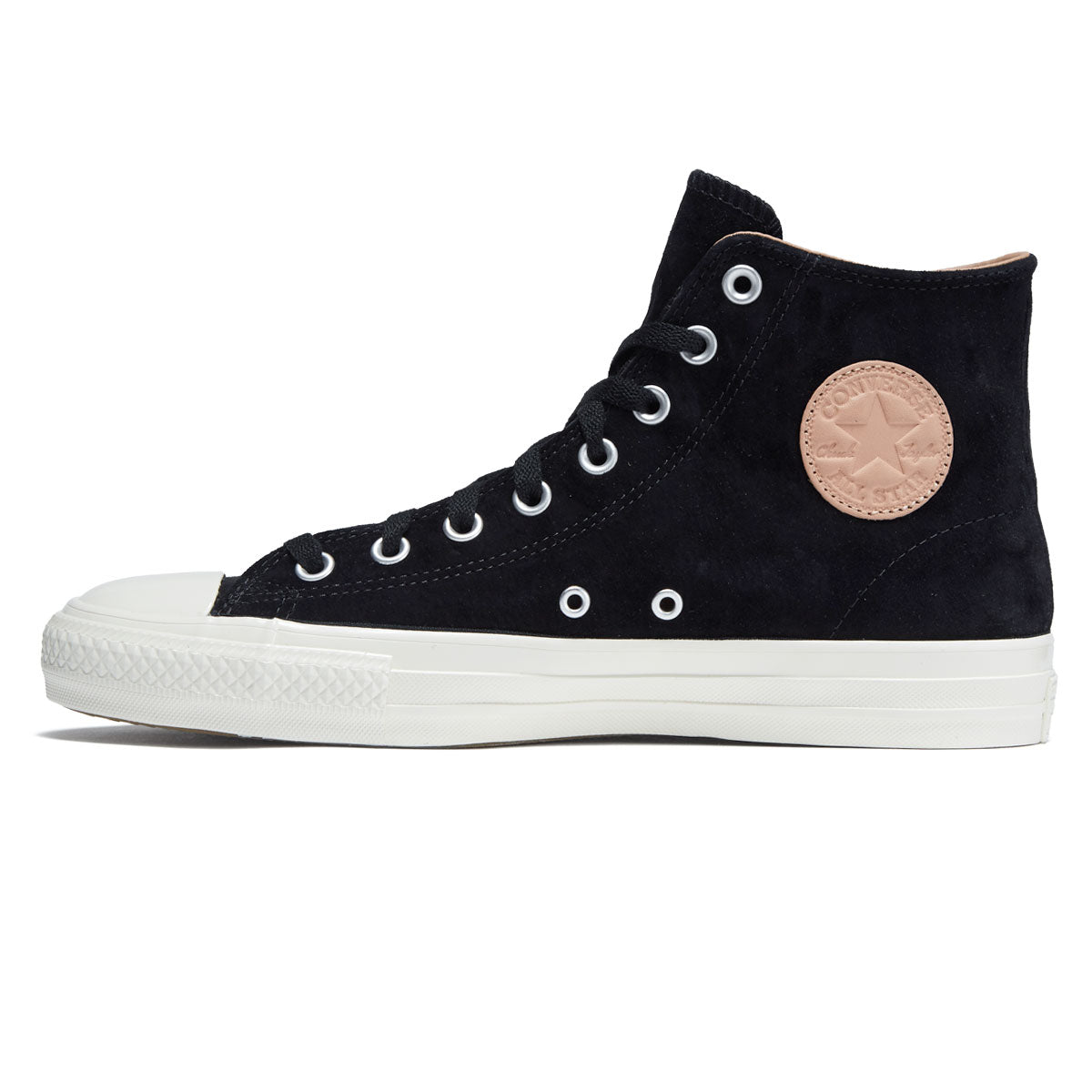 Converse Chuck Taylor All Star Pro Hi Shoes - Black/Egret/Vachetta Beige image 2