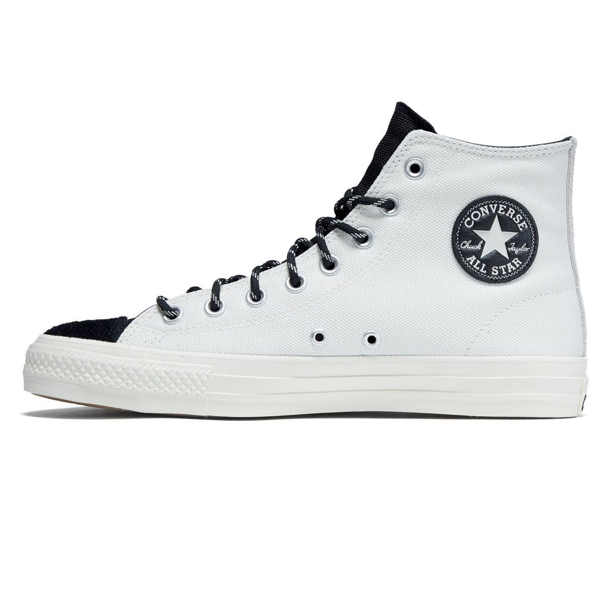 Converse Chuck Taylor All Star Pro Hi Shoes - Egret/Black/Egret image 2