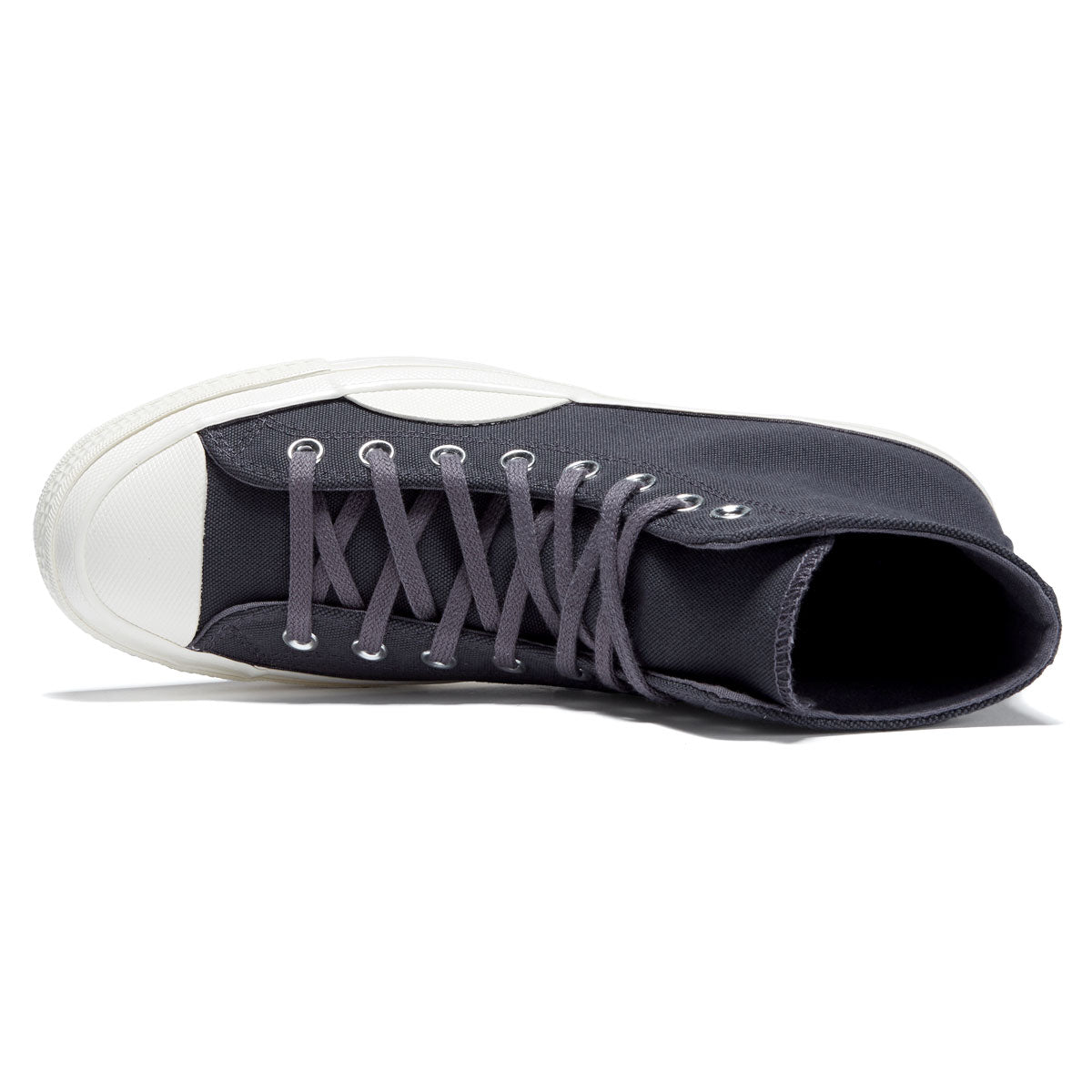 Converse Chuck 70 Hi Textured Shoes - Plum Cove/Black/Egret image 2