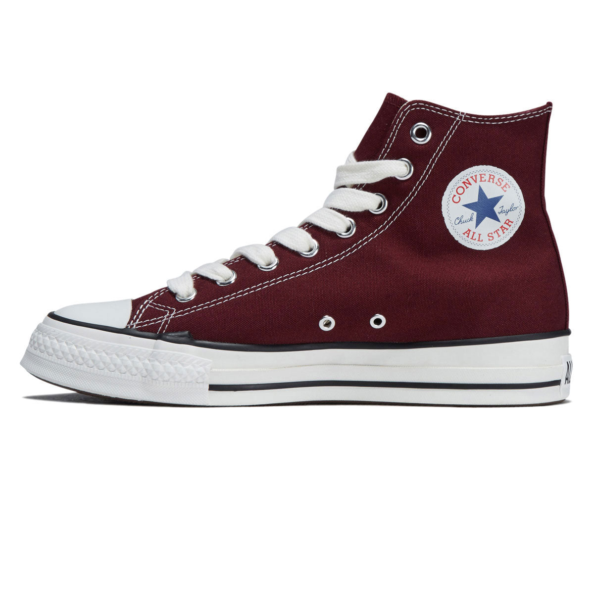 Converse Chuck Taylor Throwback Hi Shoes - Deep Bordeaux/Vintage White image 2