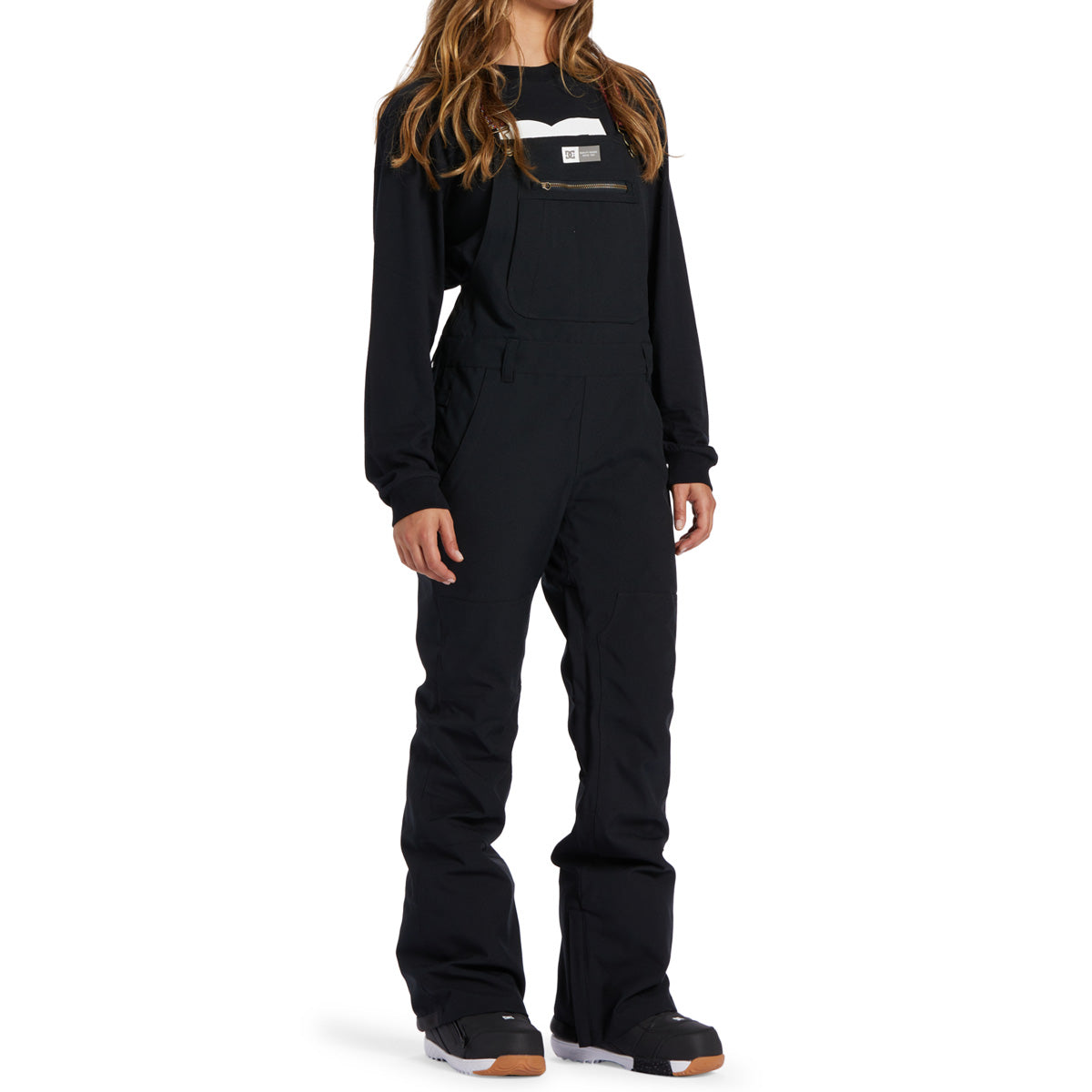 DC Womens Crusade 2024 Bib Snowboard Pants - Black image 1