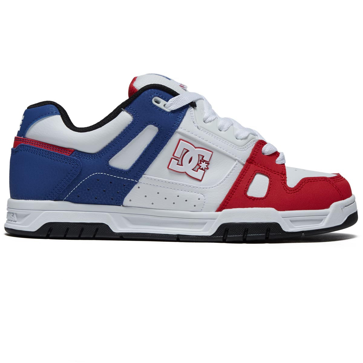 DC Stag Shoes - Red/White/Blue image 1