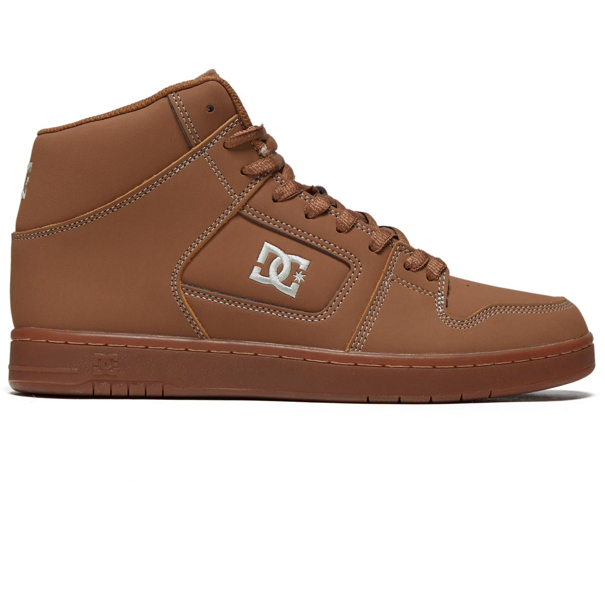 DC Manteca 4 Hi Lx Shoes - Brown/Brown/White image 1