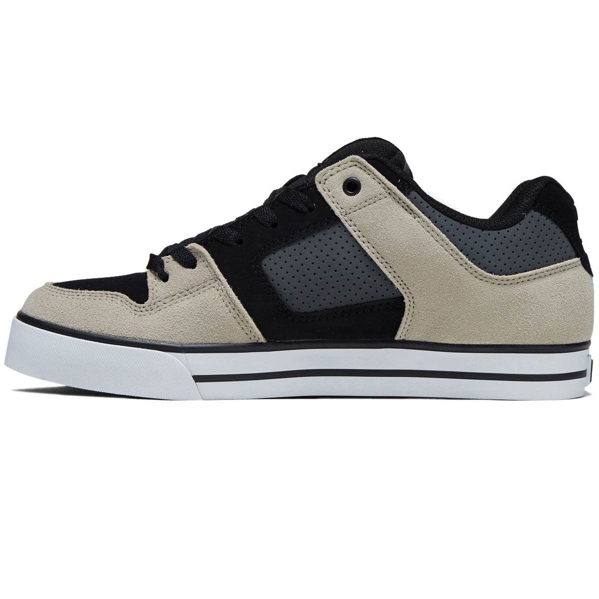 DC Pure Shoes - Black/Grey/Brown image 2