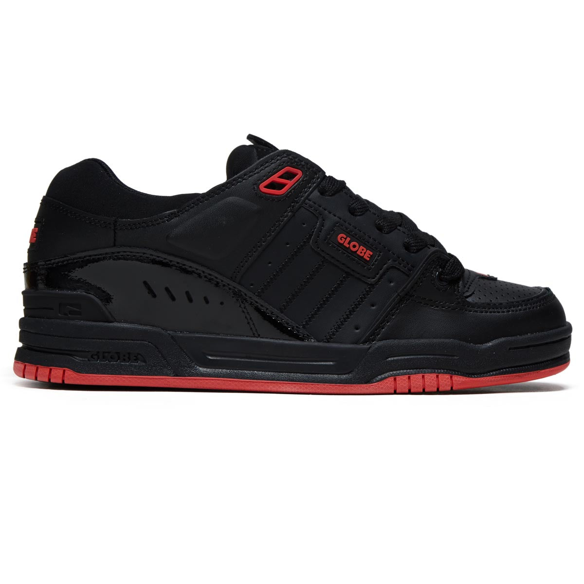 Globe Fusion Shoes - Black/Red image 1