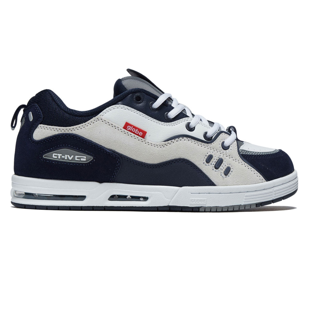 Globe CT 4 Shoes - White/Navy image 1