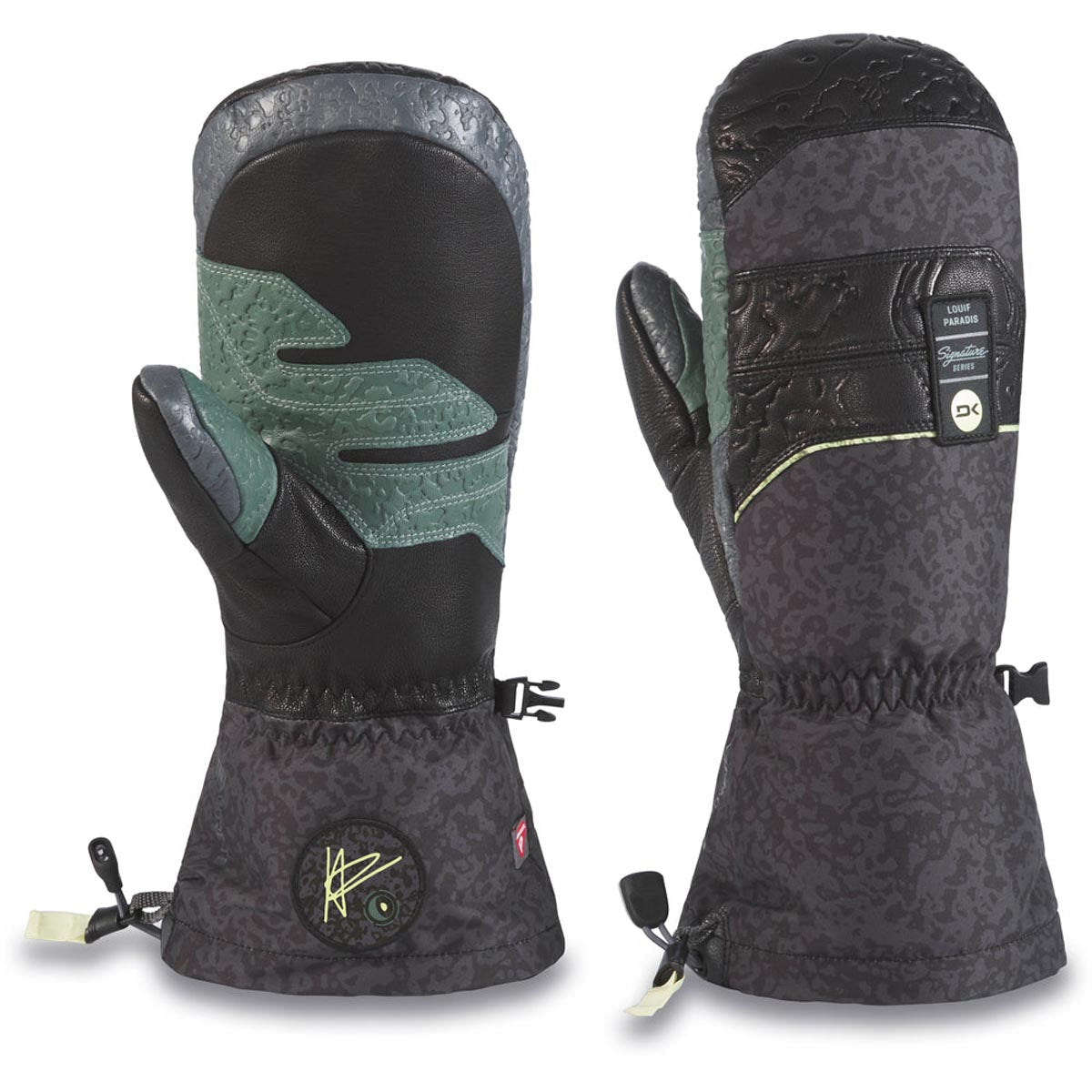 Dakine Team Excursion Gore-tex Mitt Louif Paradis Snowboard Gloves - Dark Forest image 1