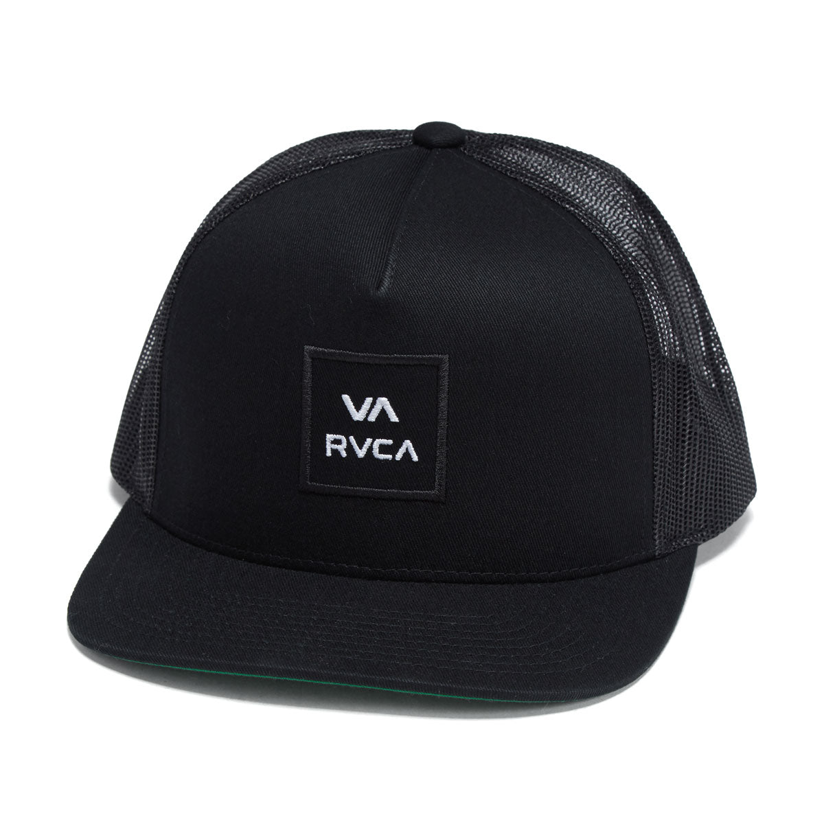 RVCA VA All The Way Trucker Hat - Black/White II image 1