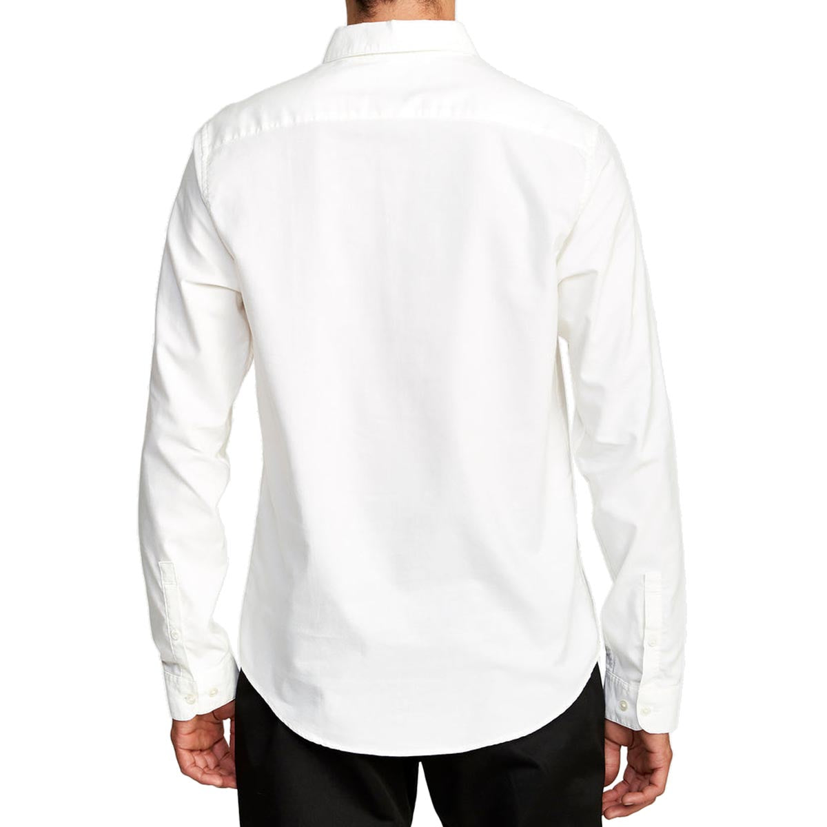 RVCA Thatll Do Stretch Long Sleeve Shirt - White 2 image 2