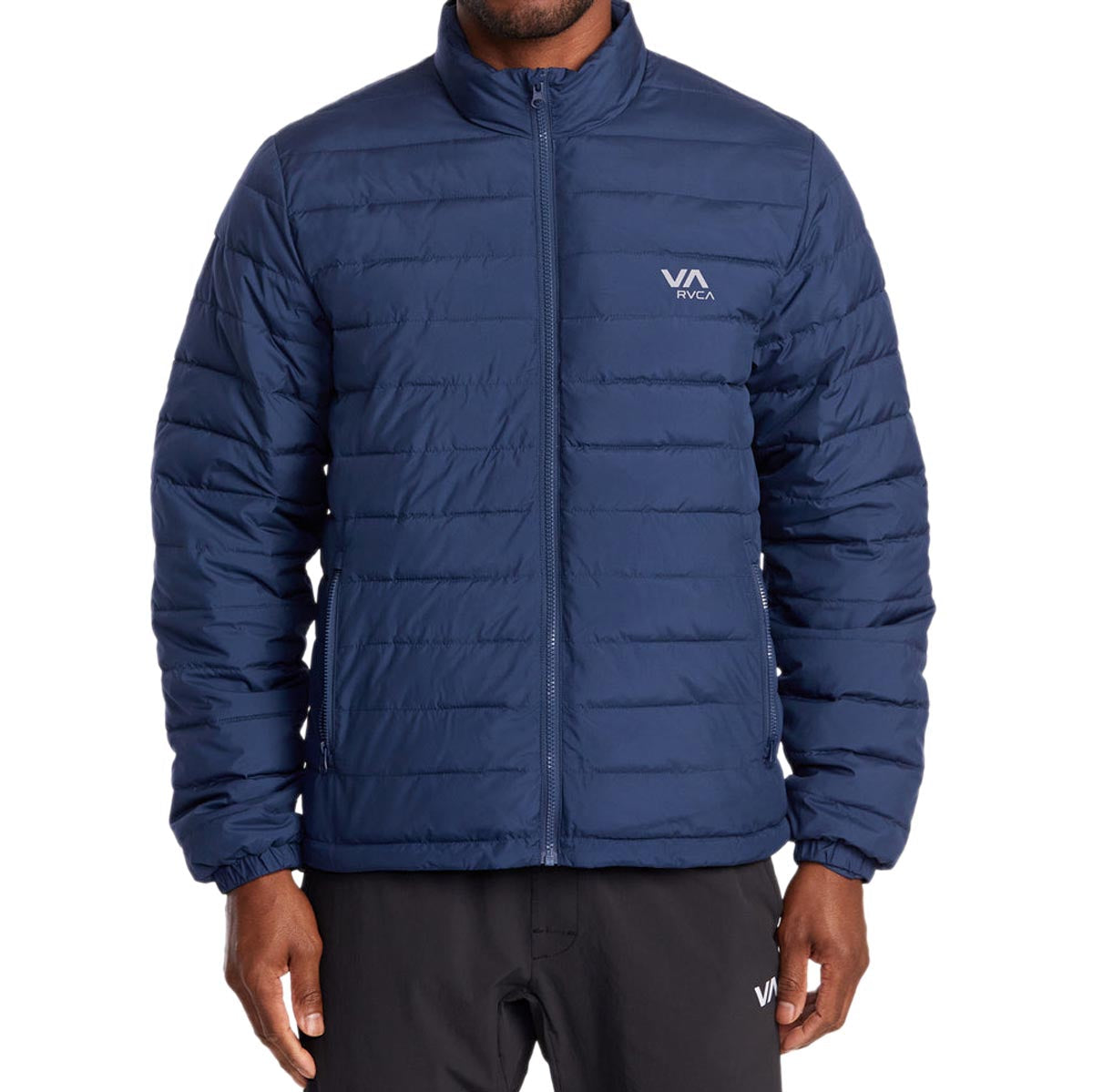 RVCA Packable Puffa Jacket - Army Blue image 1