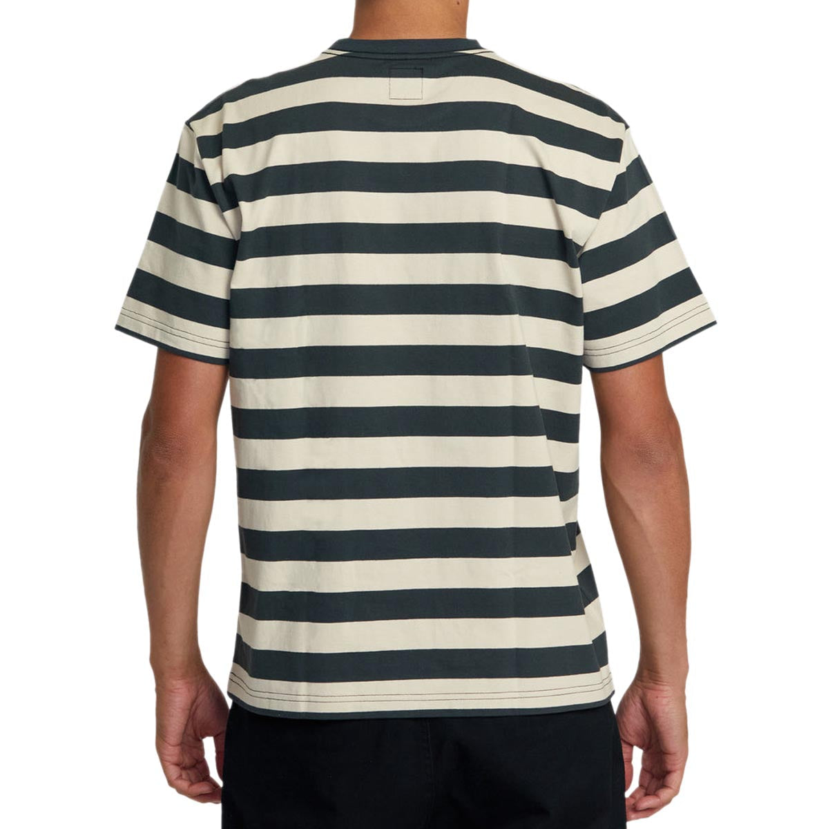 RVCA Dayshift Stripe Pocket T-Shirt - Garage Blue image 2