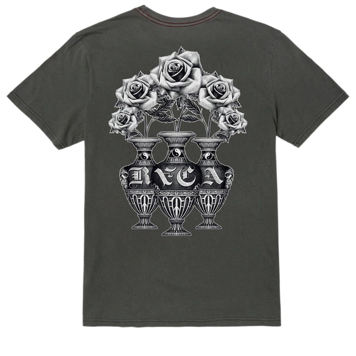 RVCA Benj Bouquet T-Shirt - Pirate Black image 2