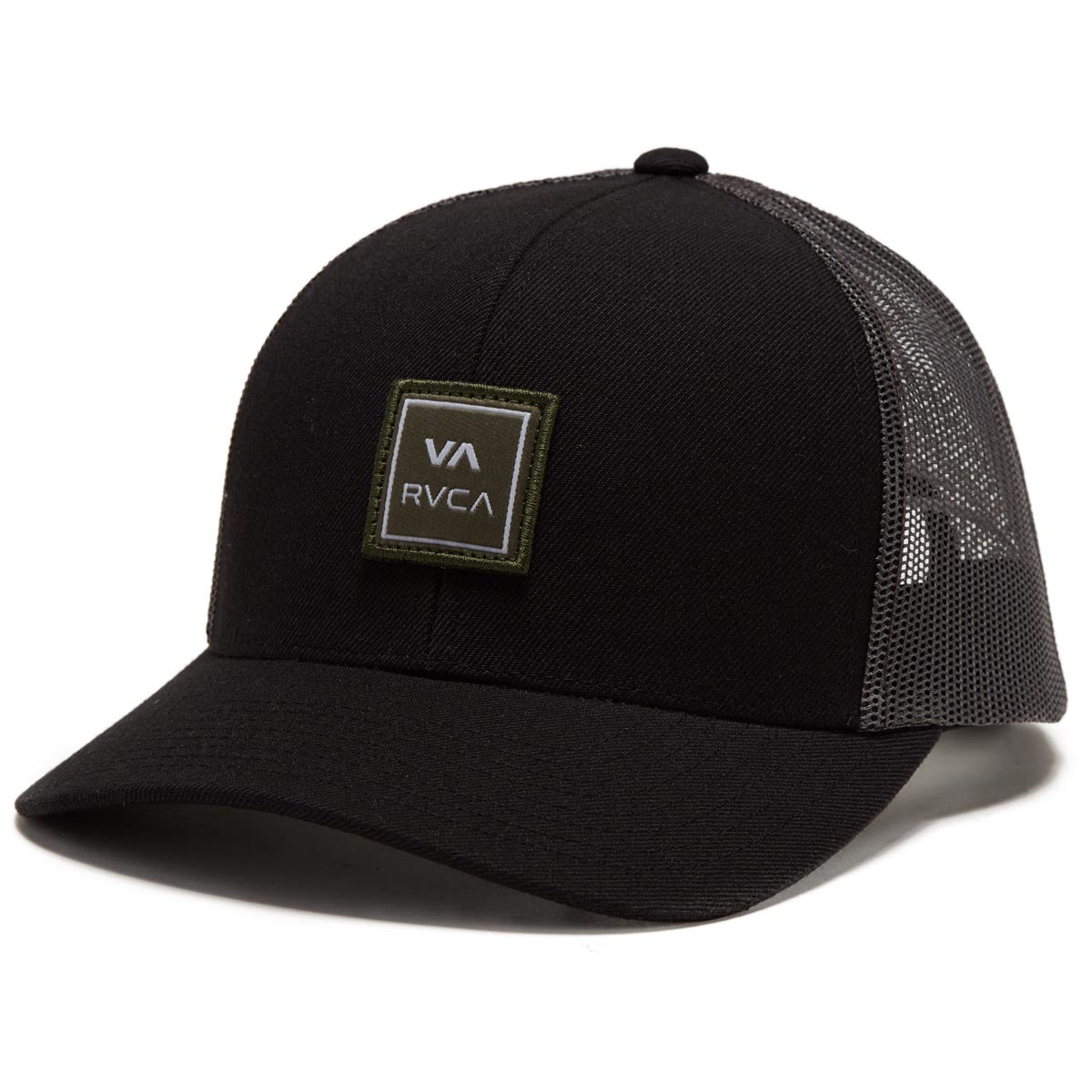 RVCA Va Station Trucker Hat - Black/Brown image 1