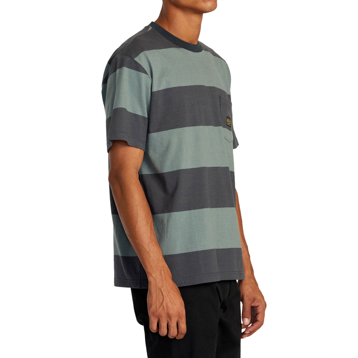 RVCA Day Shift Stripe Shirt - Balsam Green image 4