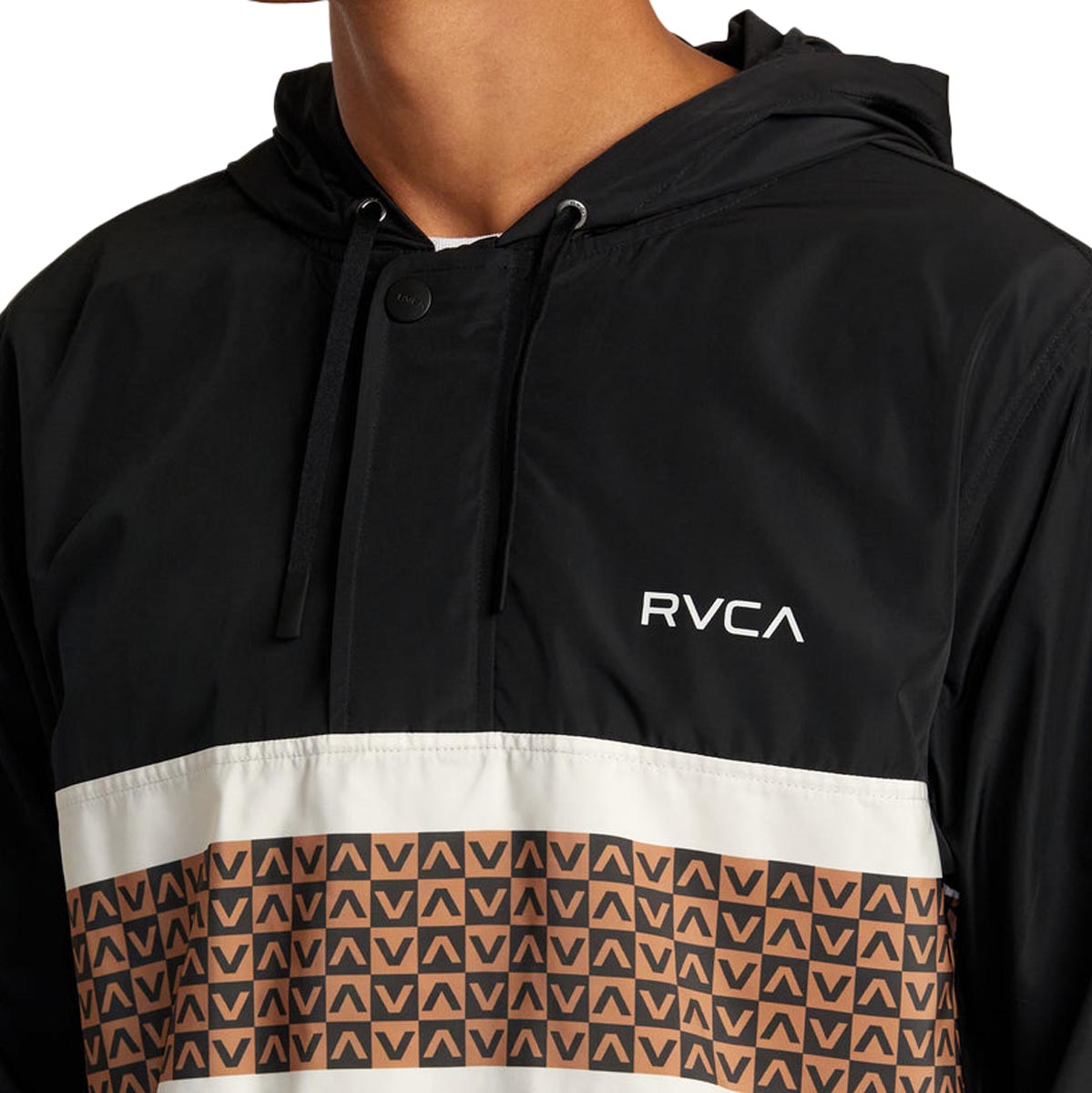 RVCA Meyer II Packable Anorak Jacket - Black image 4