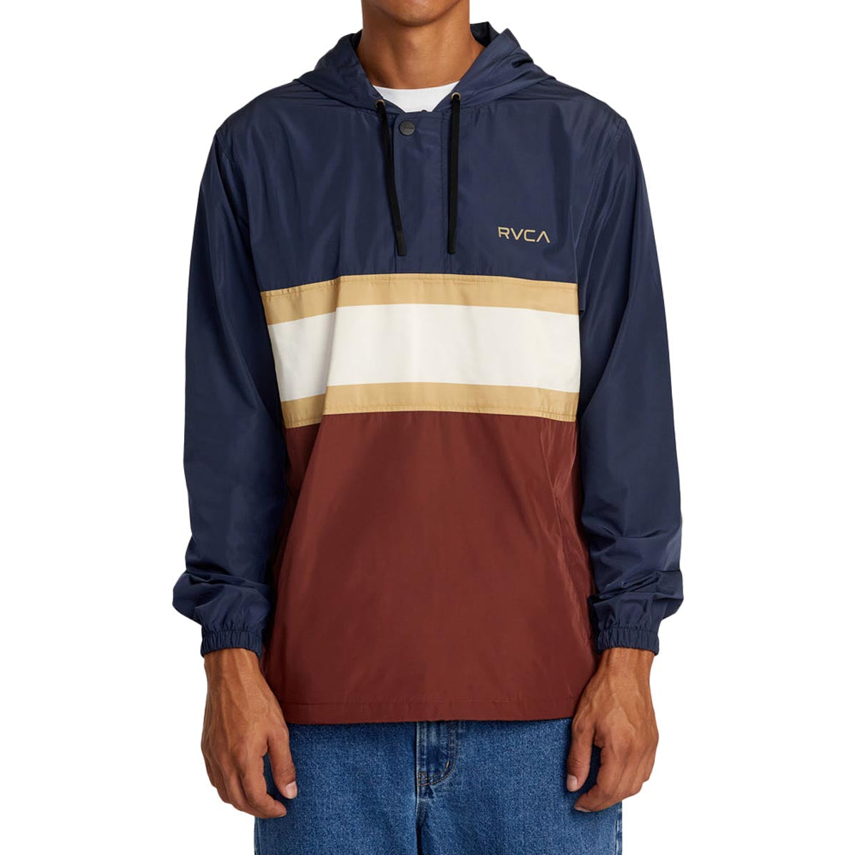 RVCA Meyer II Packable Anorak Jacket - Moody Blue image 1