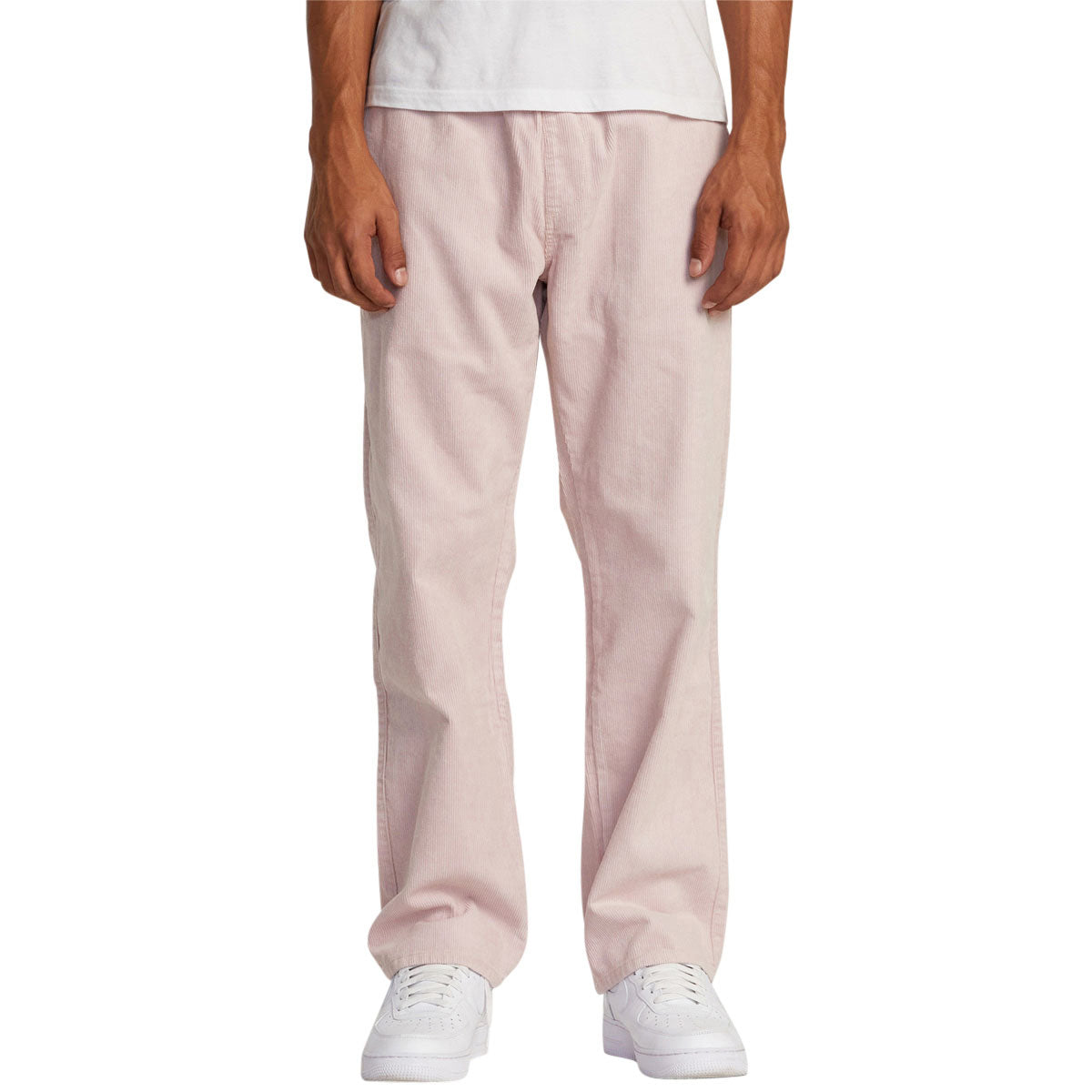 RVCA Americana Elastic Cord Pants - Pale Mauve image 1