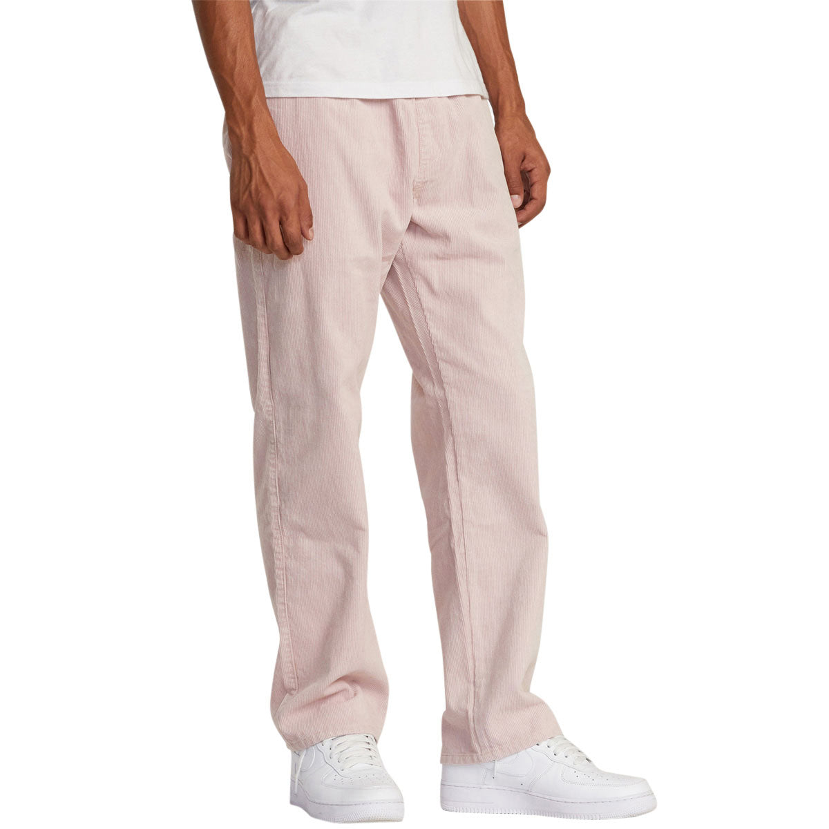 RVCA Americana Elastic Cord Pants - Pale Mauve image 4