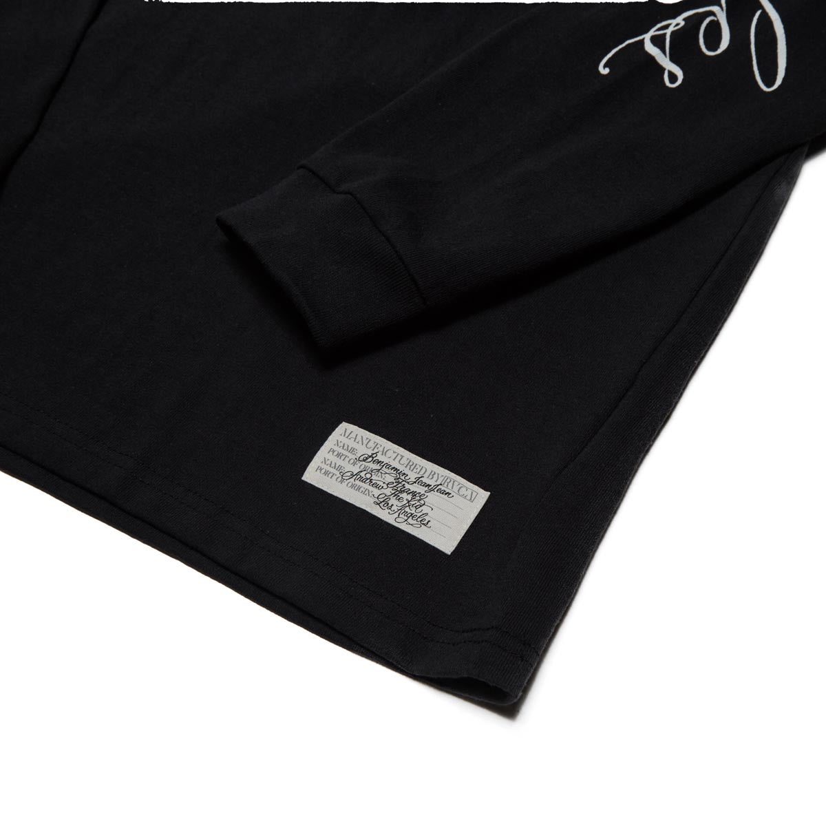 RVCA Chefs Kiss Long Sleeve T-Shirt - Black image 4