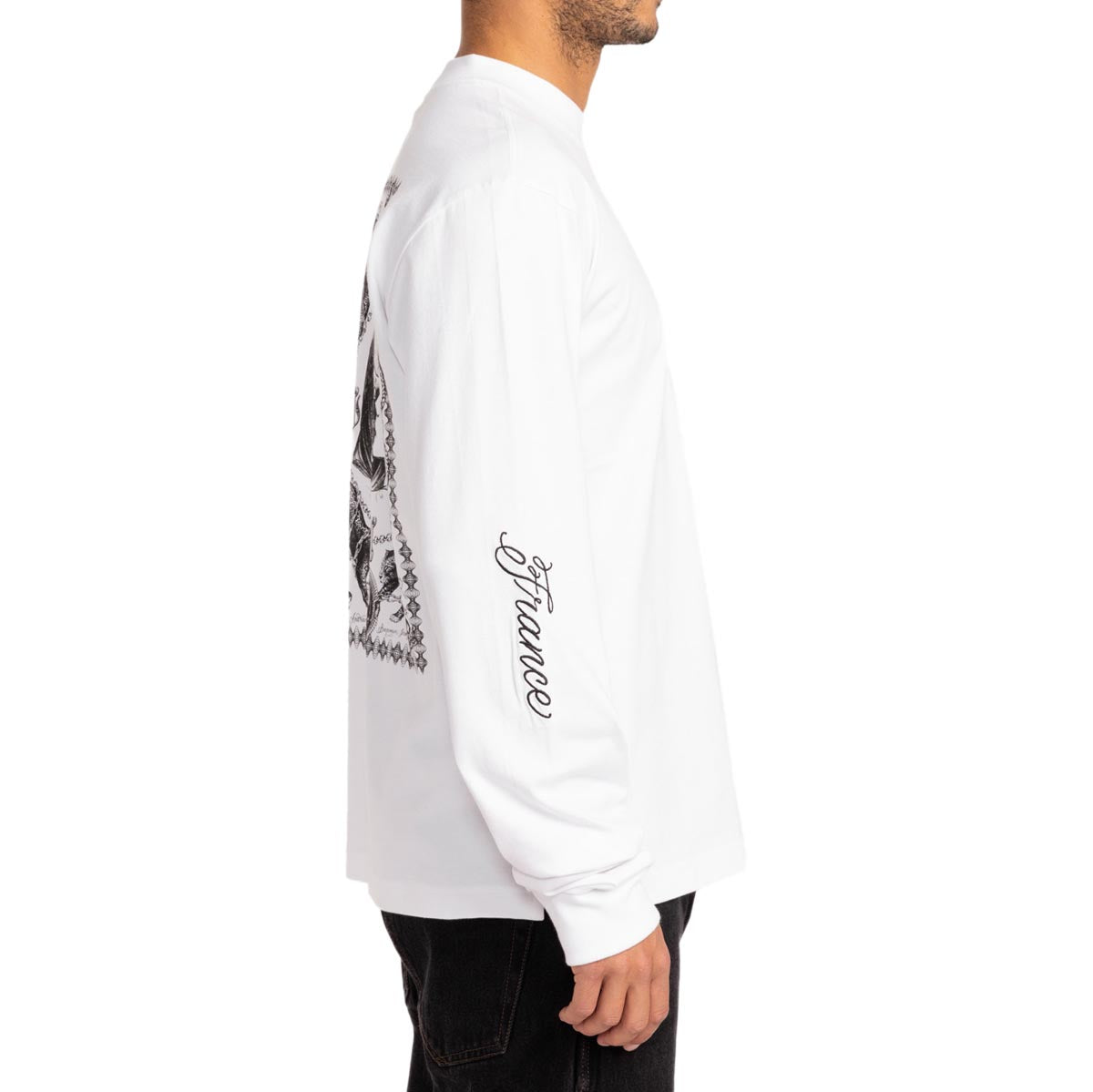 RVCA Chefs Kiss Long Sleeve T-Shirt - White image 4