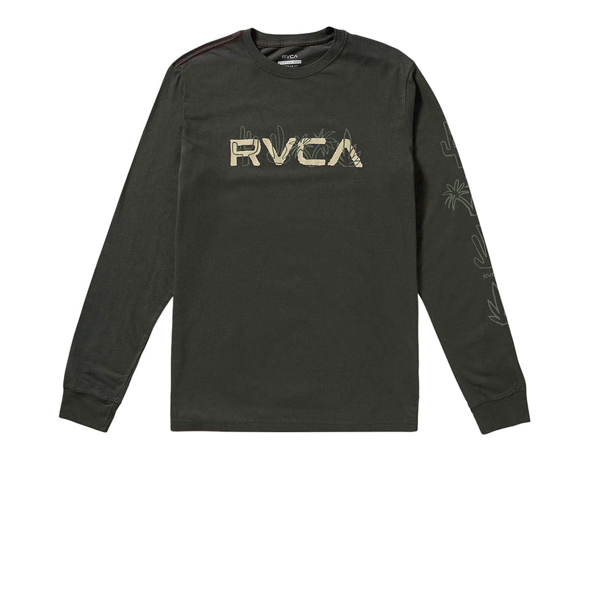 RVCA Desertscape Long Sleeve T-Shirt - Pirate Black image 1