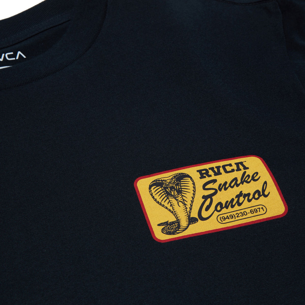 RVCA Cobra Services T-Shirt - Black image 3