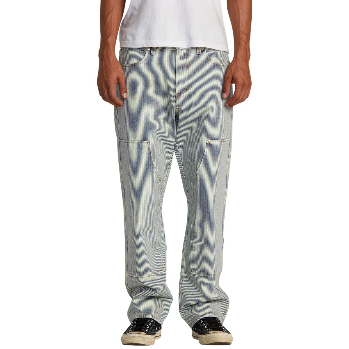 RVCA Chainmail Denim Pants - Blue Hickory image 1