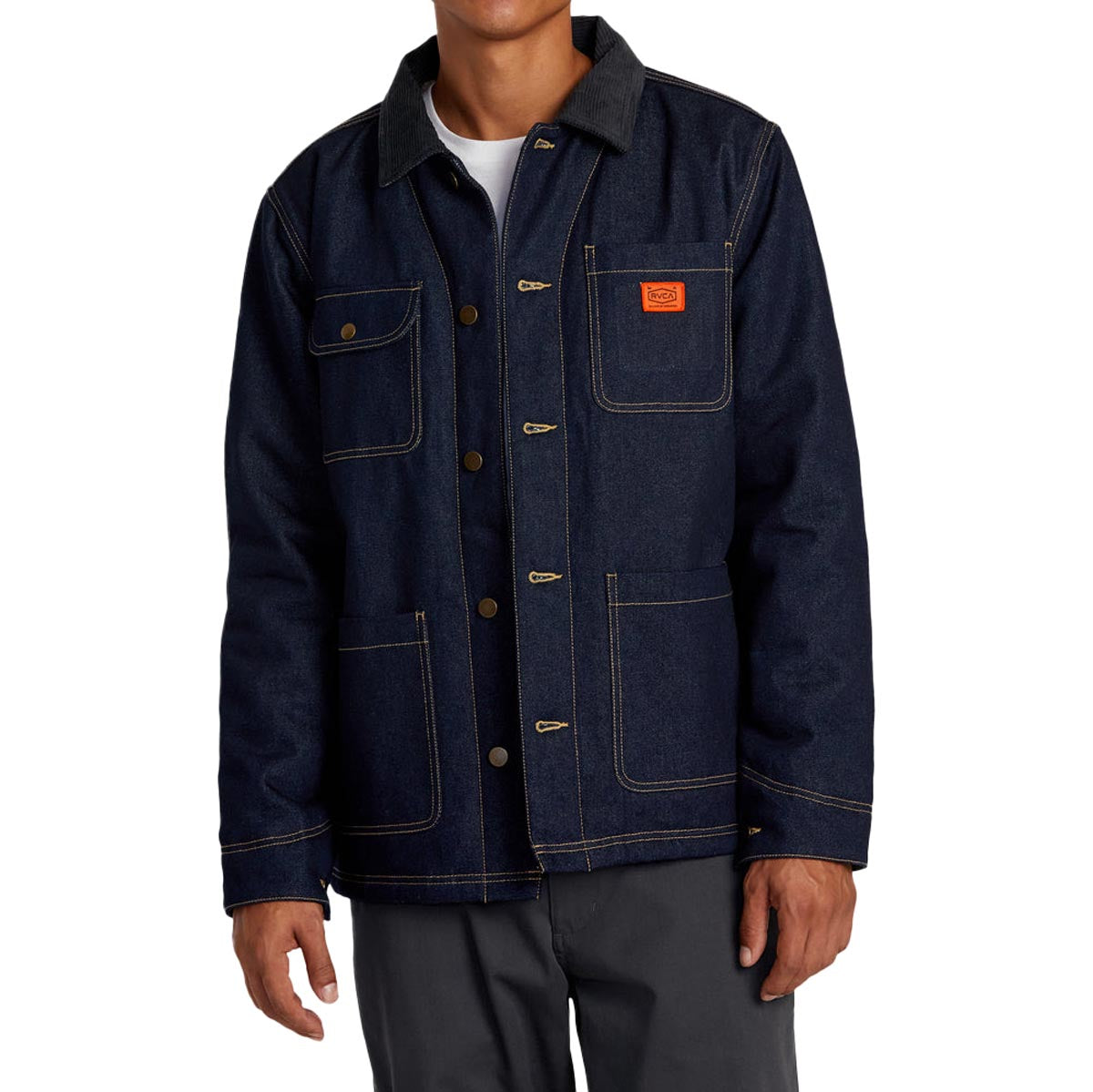 RVCA Chainmail Chore II Jacket - Blue Rinse image 1