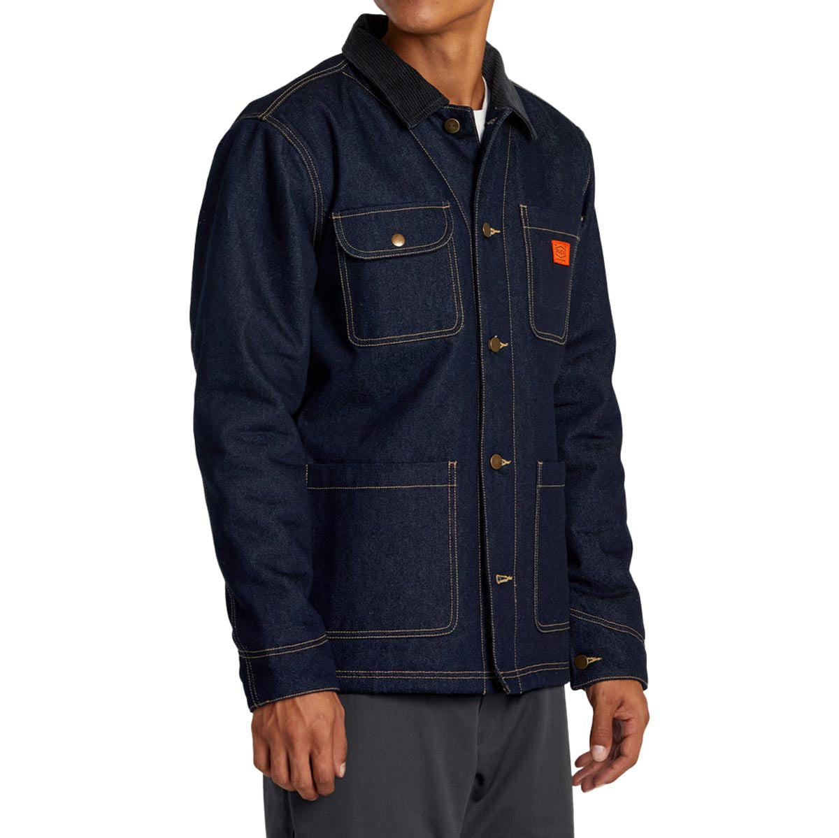 RVCA Chainmail Chore II Jacket - Blue Rinse image 2