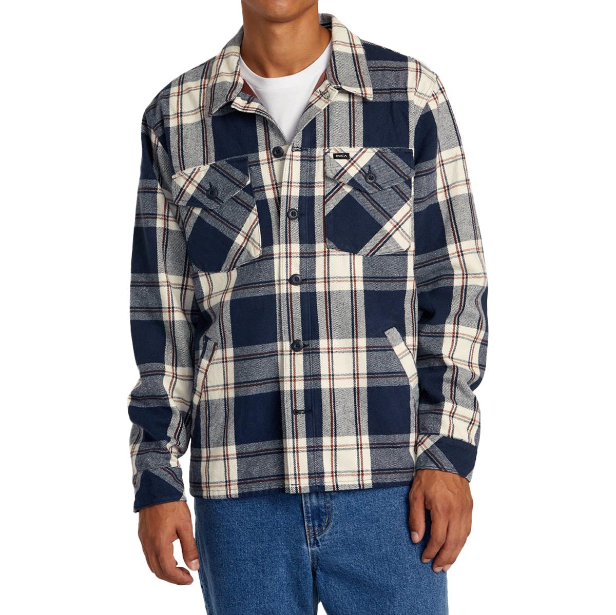 RVCA Flight Risk Shirt Jacket - Moody Blue image 1