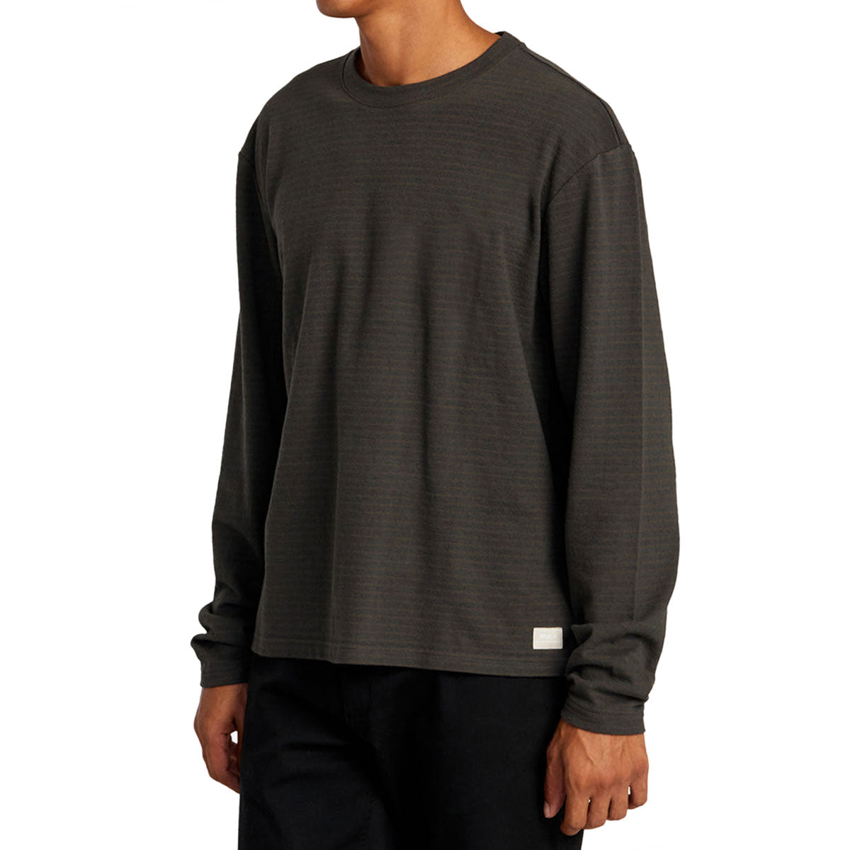 RVCA Vacancy Crew Long Sleeve Shirt - Pirate Black image 3