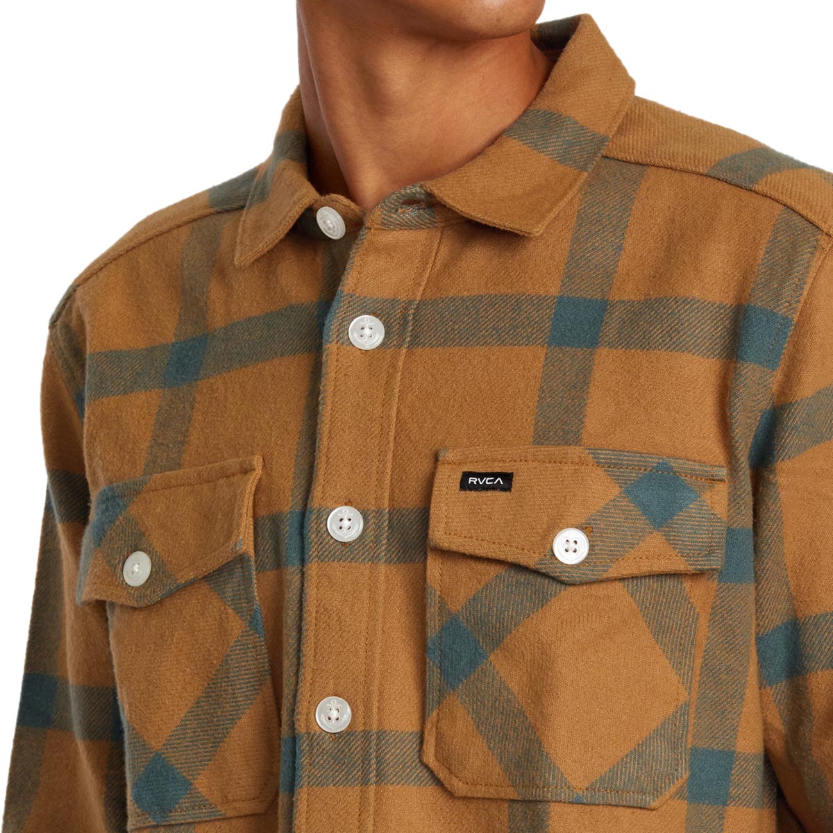 RVCA Va Cpo Shirt - Camel image 3