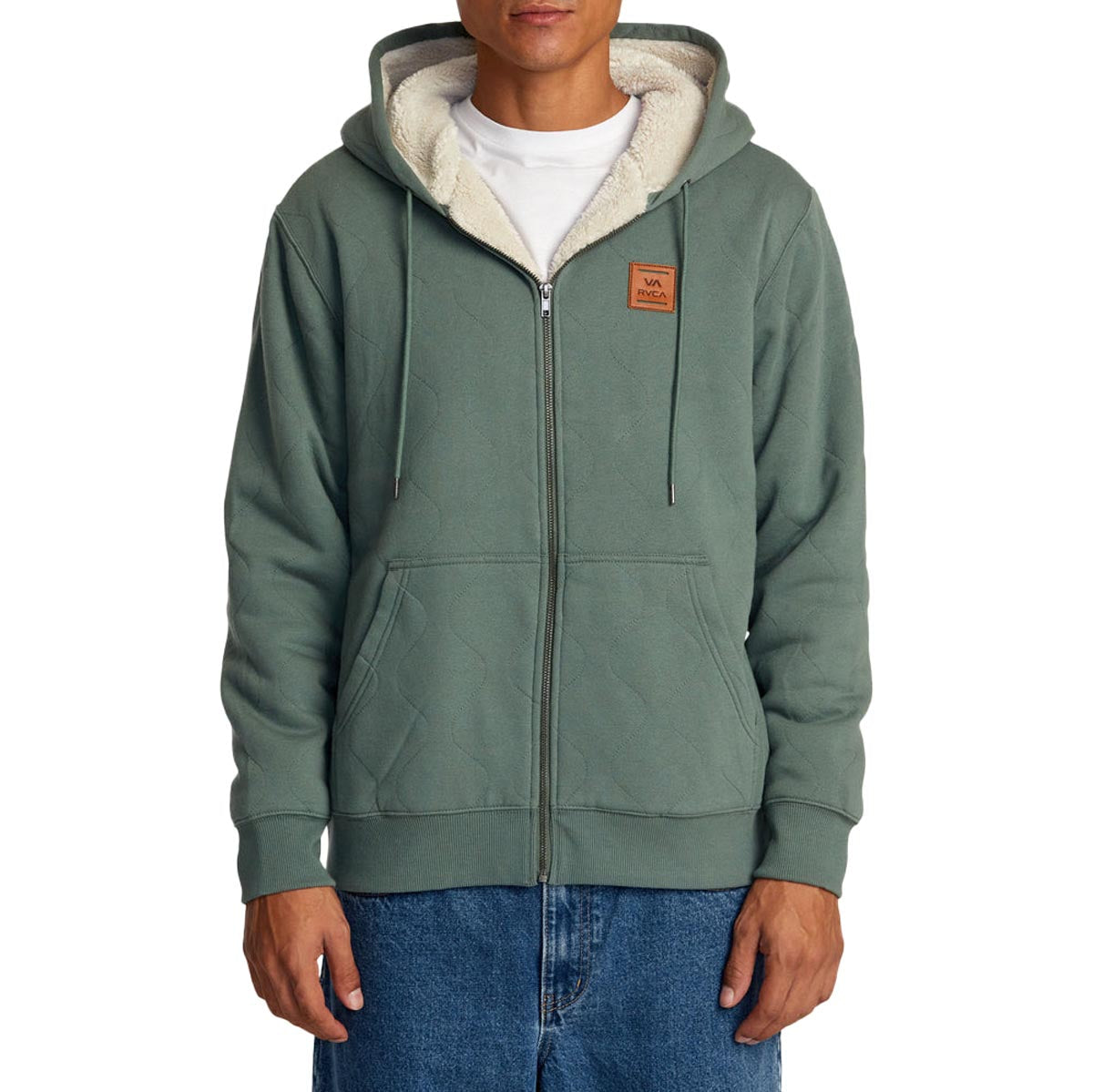 RVCA Arrow Fleece Hoodie - Jade image 1