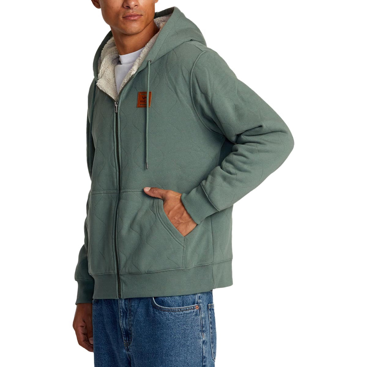 RVCA Arrow Fleece Hoodie - Jade image 3