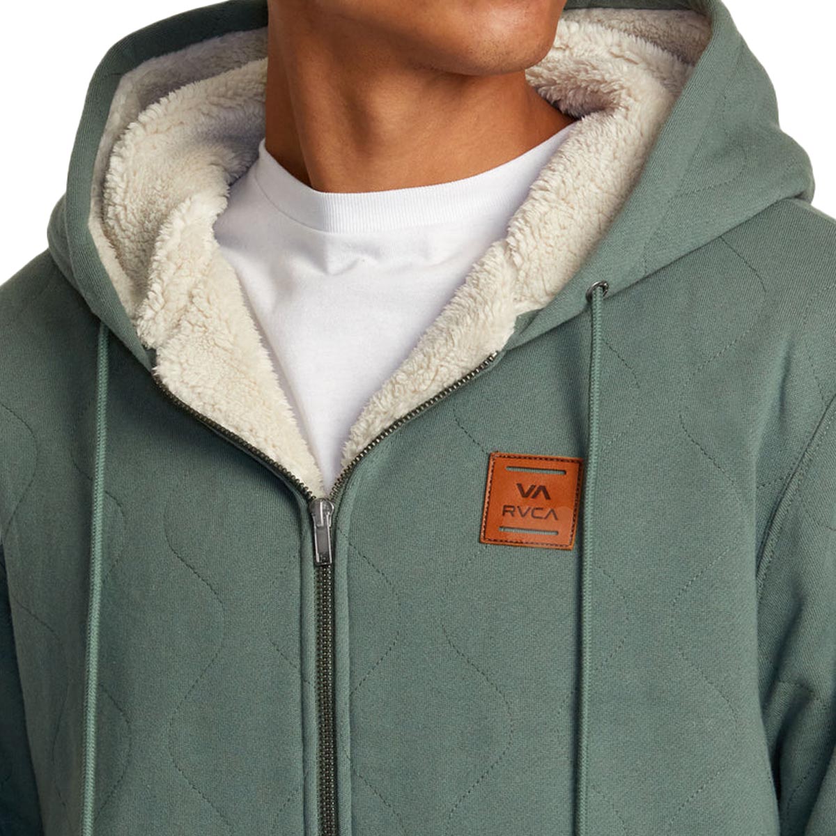 RVCA Arrow Fleece Hoodie - Jade image 4