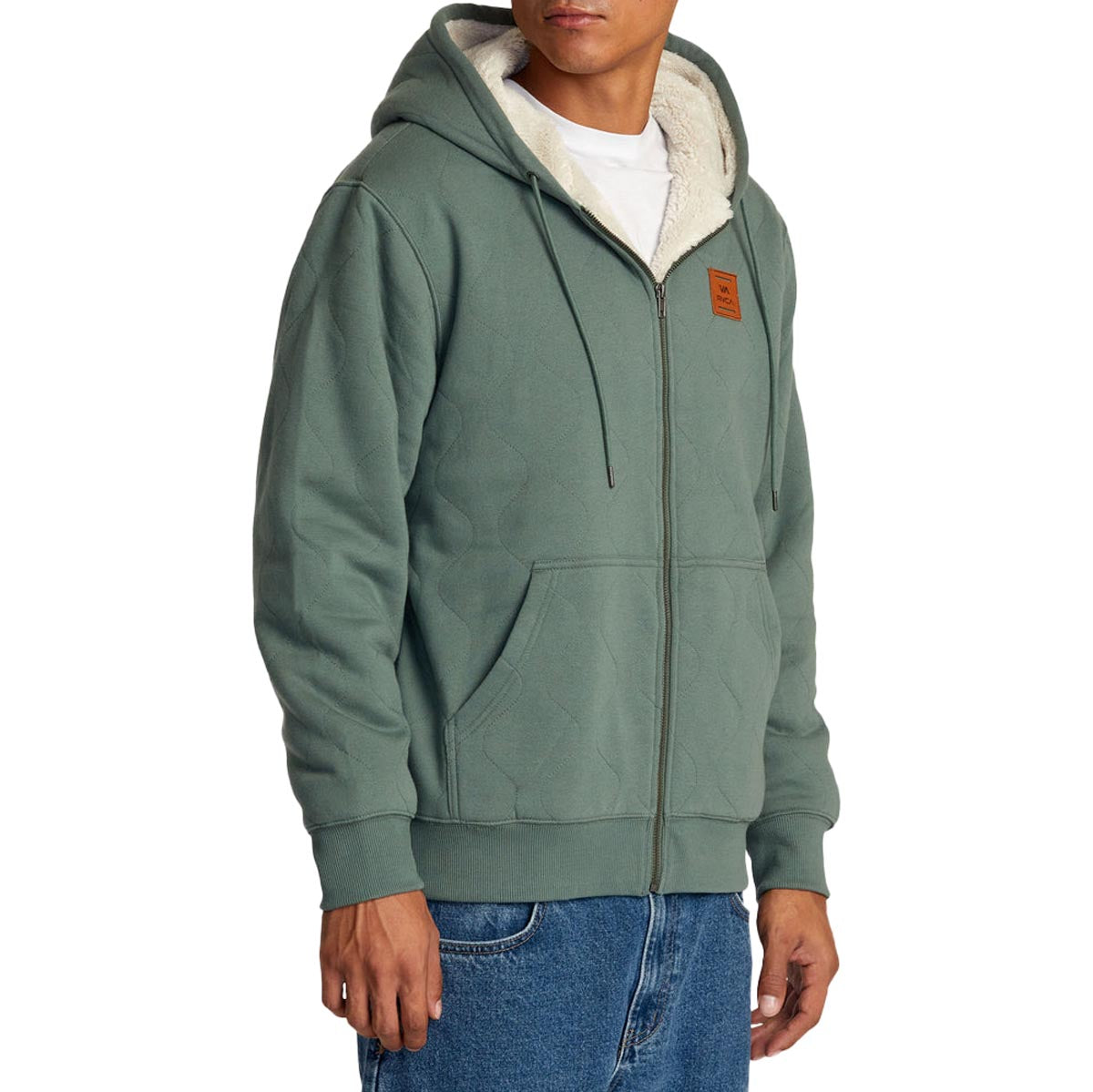 RVCA Arrow Fleece Hoodie - Jade image 5