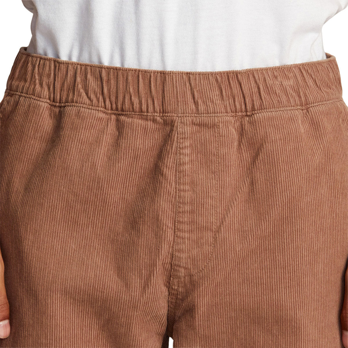 RVCA Americana Elastic Cord Pants - Sonora Brown image 5