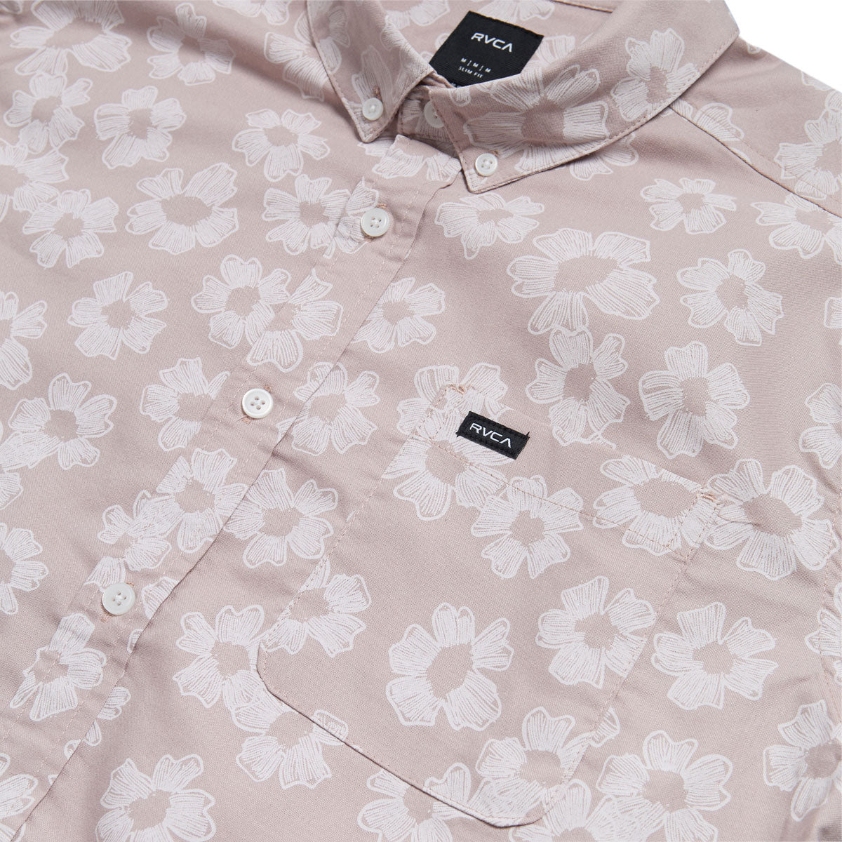 RVCA Thatll Do Print Shirt - Pale Mauve Floral image 3