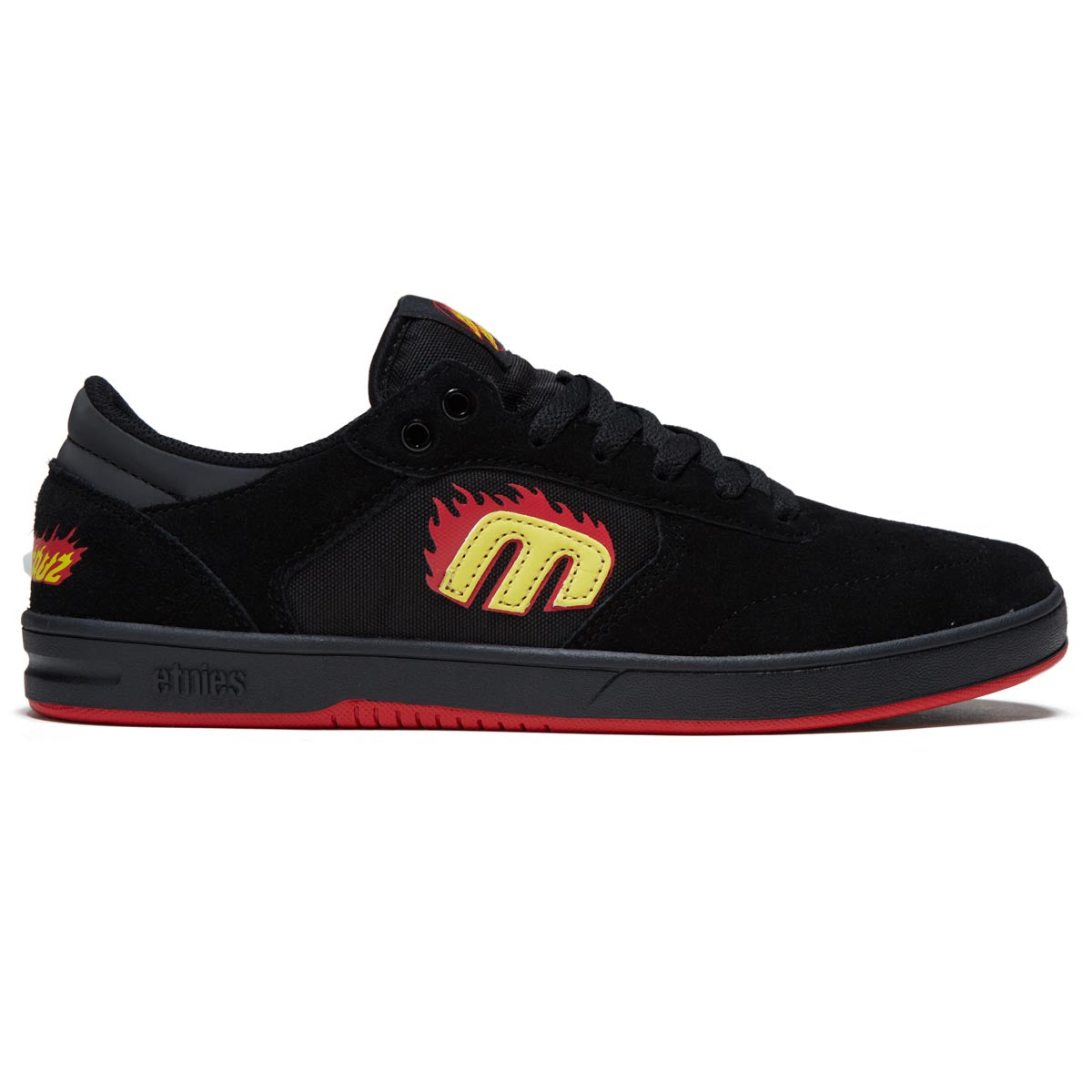 Etnies x Santa Cruz Windrow Shoes - Black/Red/Black image 1