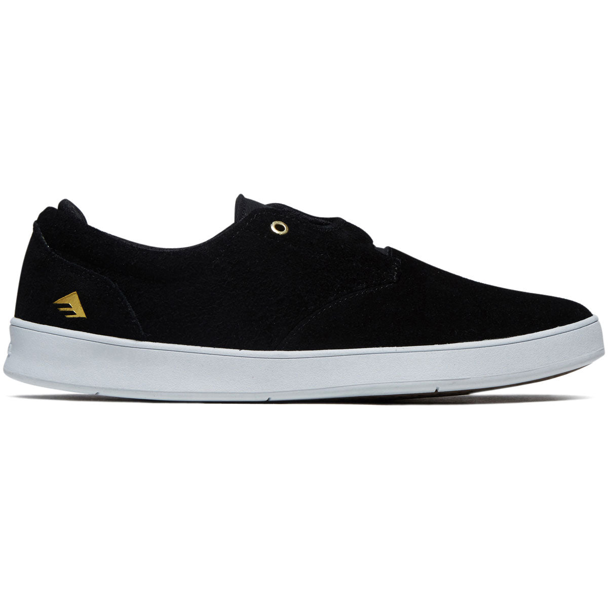 Emerica Romero Skater Shoes - Black/White/Gold image 1