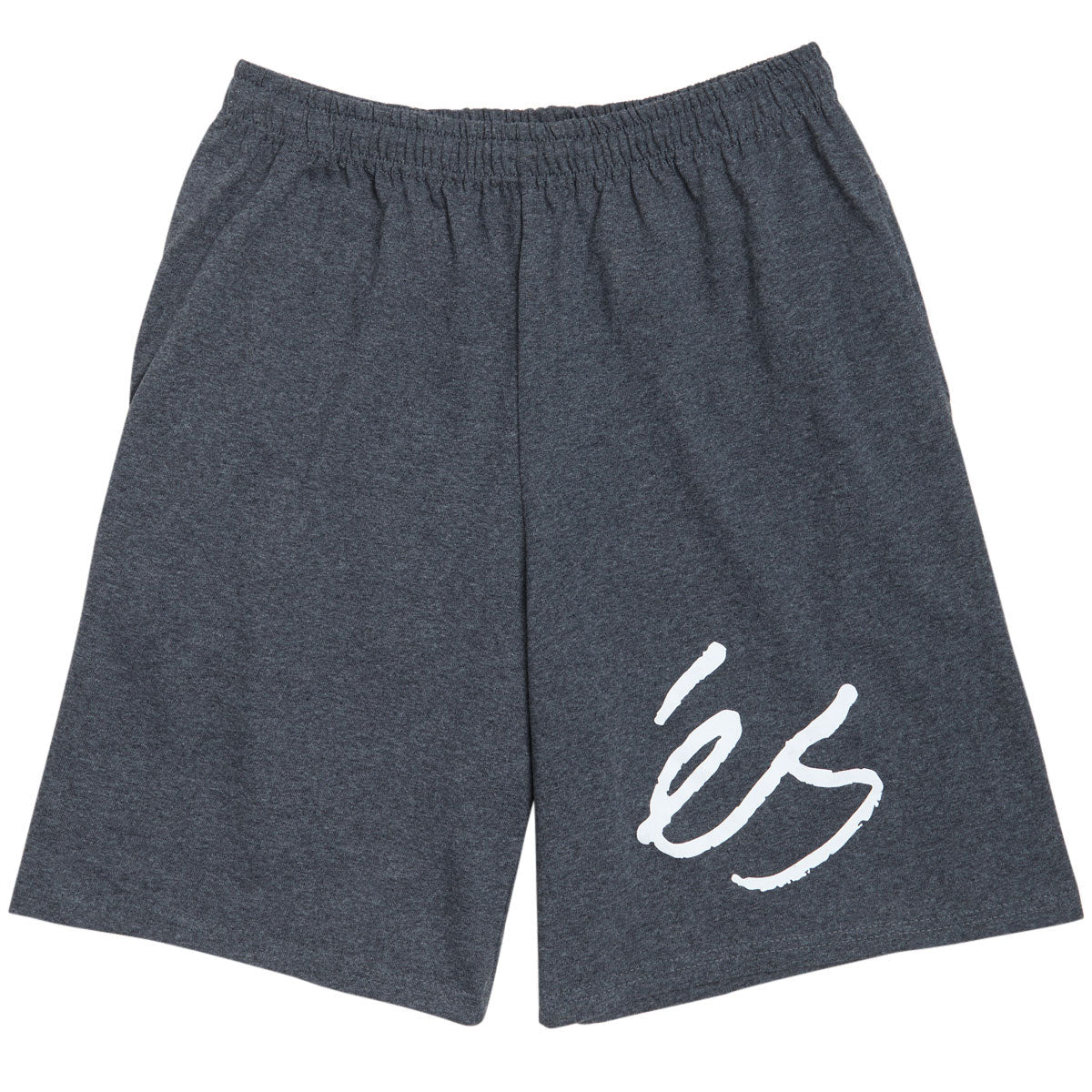 eS Big Script Sweat Shorts - Black/Heather image 1