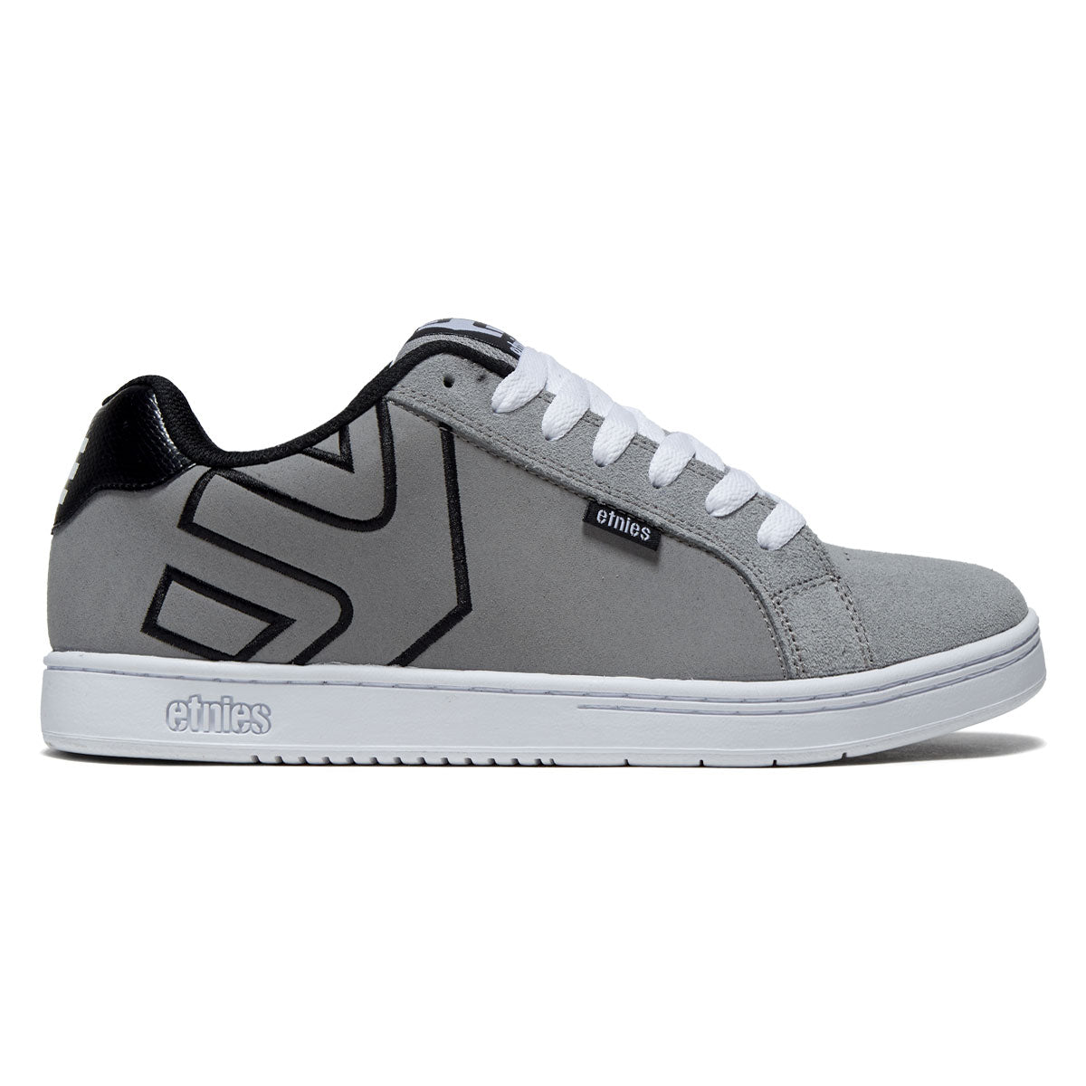 Etnies Fader Shoes - Light Grey/Black image 1