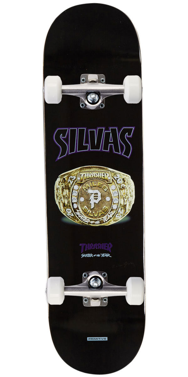 Primitive Silvas SOTY Skateboard Complete - Black - 8.25