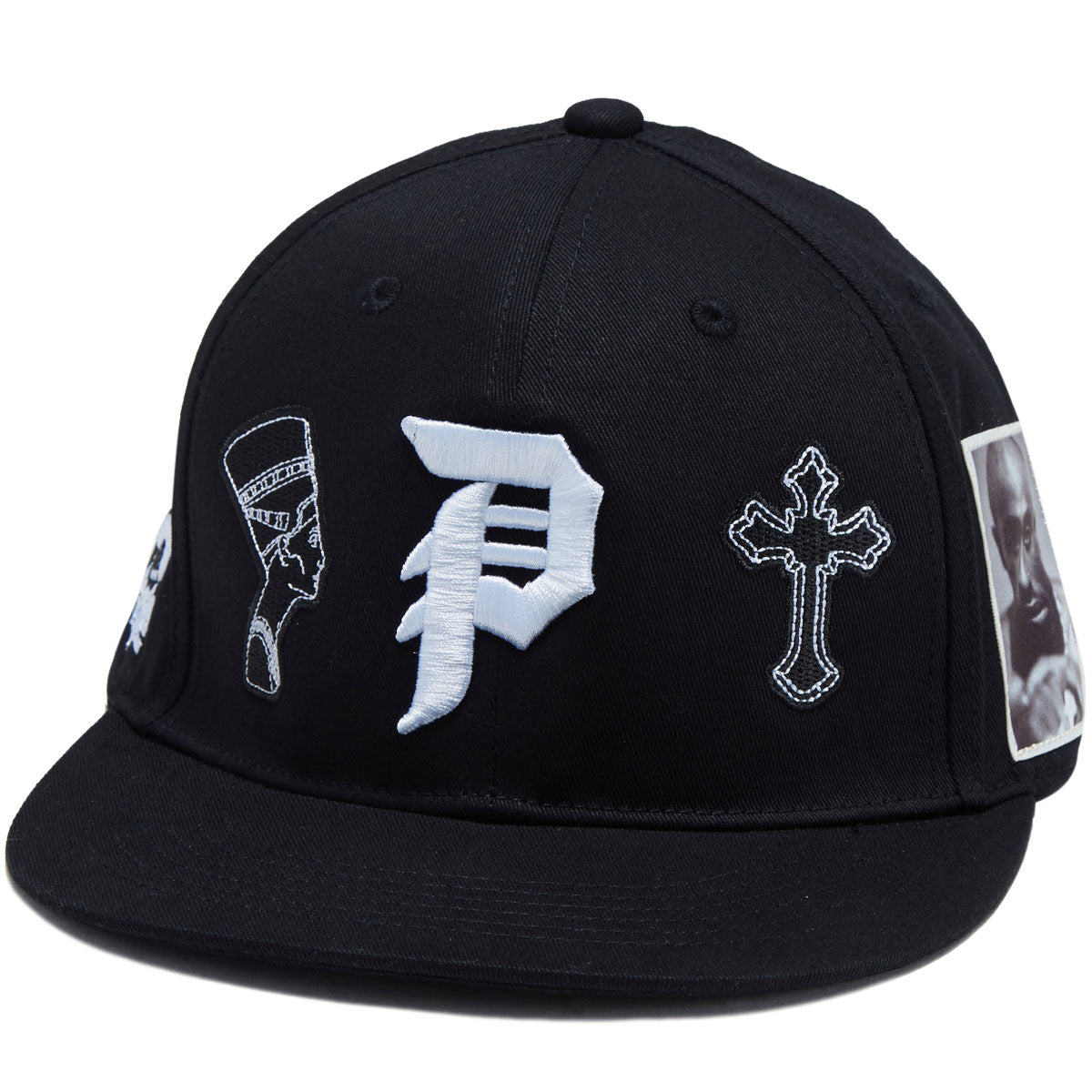 Primitive x Tupac Royalty Snapback Hat - Black image 1