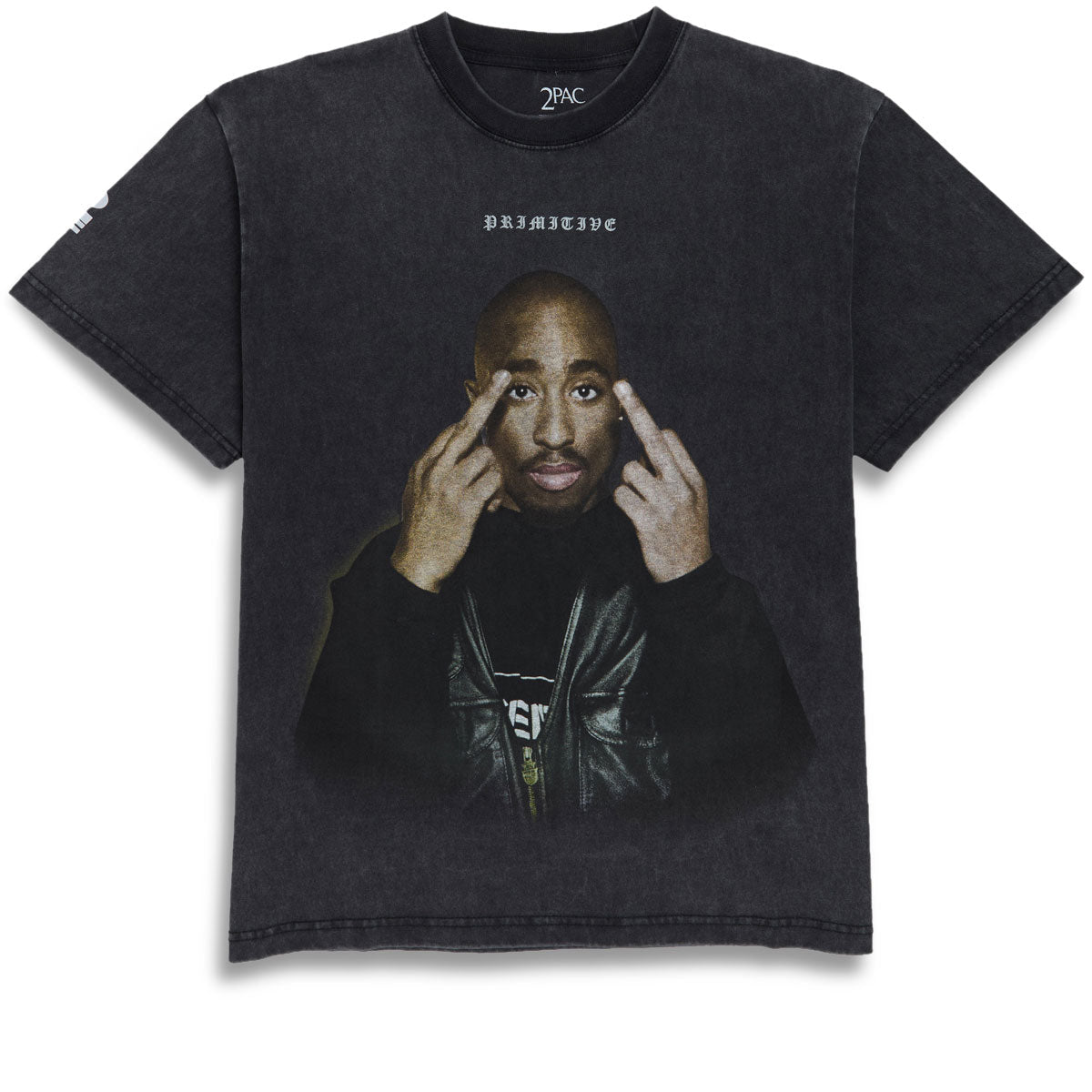 Primitive x Tupac Icon Heavyweight T-Shirt - Black image 1