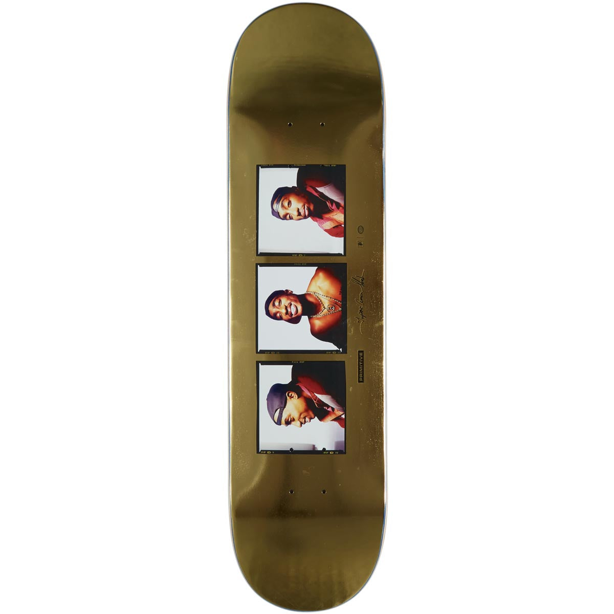 Primitive x Tupac Truth Skateboard Deck - Gold - 8.00